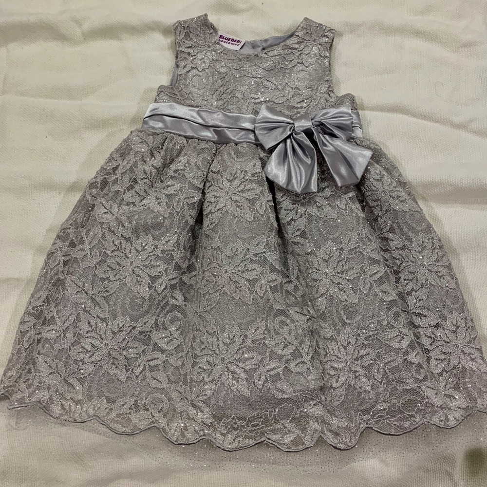Silver dress size 24m